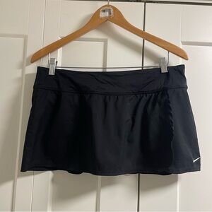 Nike Tennis Skort With Brief Athletic Running Black Size Large
